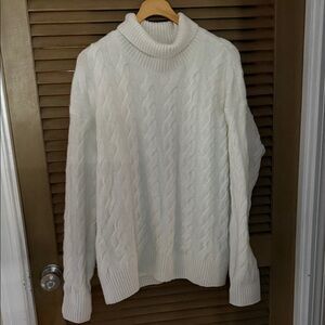 Nordstrom Soft Cream Knitwear Turtleneck